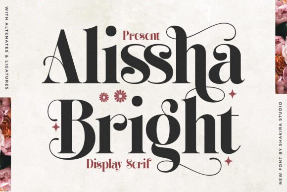 Alissha Bright: A Luxurious Serif Font for Modern Branding