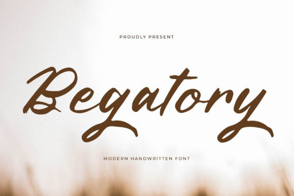 Begatory: A Modern Handwritten Font for Branding Projects