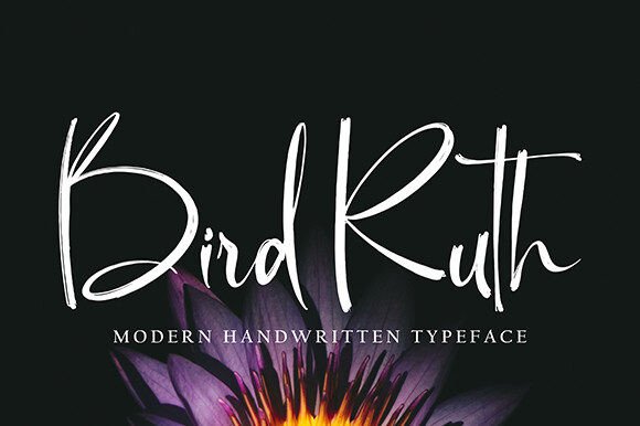 Bird Ruth: A Script Font That Elevates Handmade Creations
