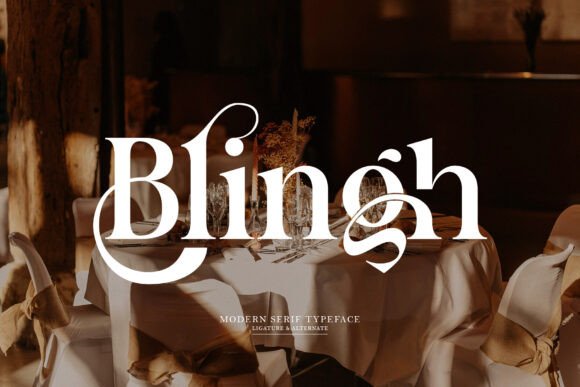 Blingh: A Timeless Serif Font for Web Design