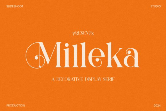Bring Your Creations to Life with the Milleka Typeface