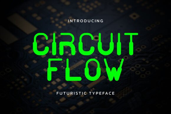 Circuit Flow: A Futuristic Font for Modern Web Design