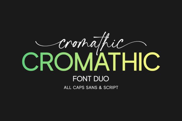 Cromathic Font for Modern Branding