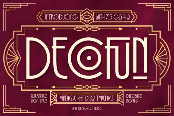 Decofun Typeface for Modern Web Design