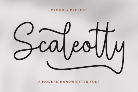 Discovering Scaleotty: A Modern Handwritten Font for Editorial Design
