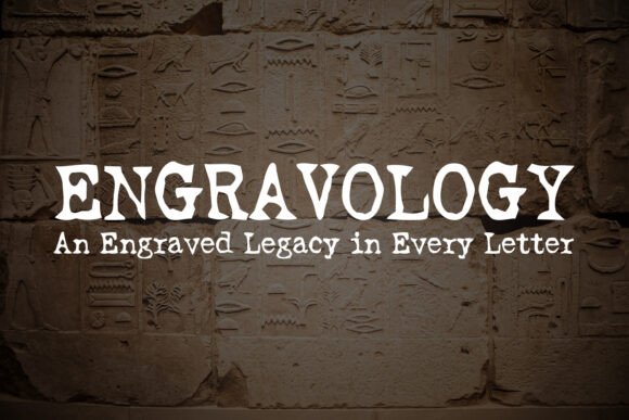 Engravology: A Bold Sans Serif Font for Modern Editorial Design