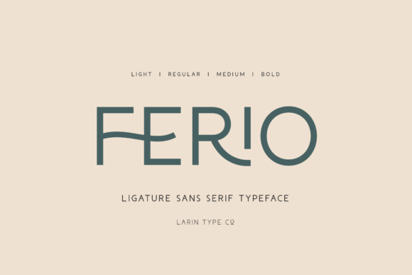 Ferio: A Modern Sans Serif Font for Polished Branding
