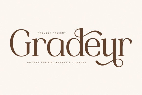 Gradeur: A Serif Font That Elevates Branding