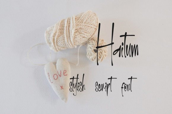 Haitum Font for Handmade and Craft Projects