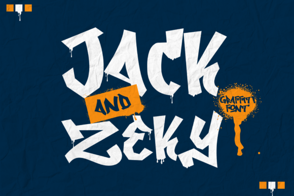 Jack and Zeky Font for Handmade Creations