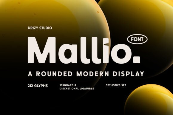 Mallio Font for Handmade Creations