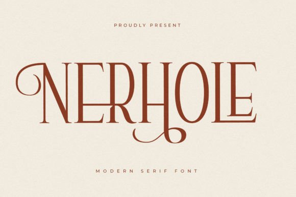 Nerhole Serif Font for Editorial Design