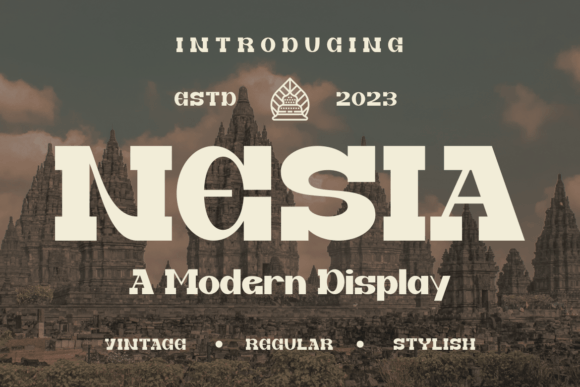 Nesia Serif Font for Handmade Projects