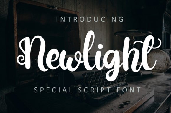 Newlight: A Playful Handwritten Font for Editorial Design
