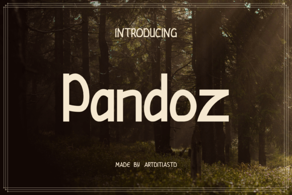 Pandoz: A Modern Sans Serif Font for Web Design