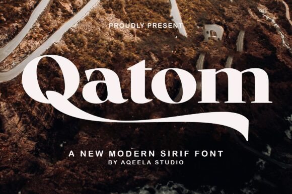 Qatom Serif Bold for Web Design Projects