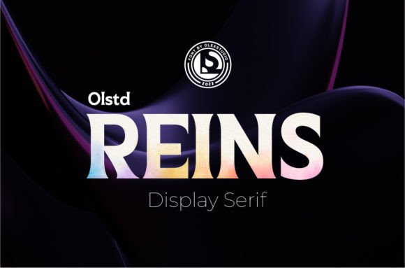 Reins Olstd: A Bold Serif Font for Web Design