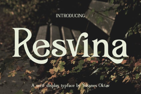 Resvina: A Timeless Serif Font for Handmade Creations