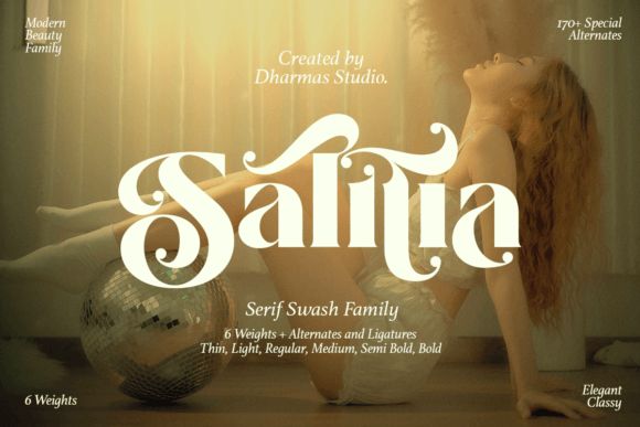 Salitia – A Modern Serif Font with a Nostalgic Touch
