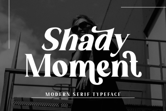 Shady Moment: A Serif Font for Modern Editorial Design