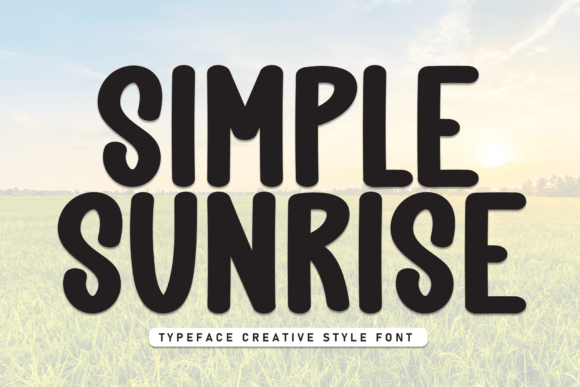 Simple Sunrise: A Versatile Sans Serif Font for Editorial Design