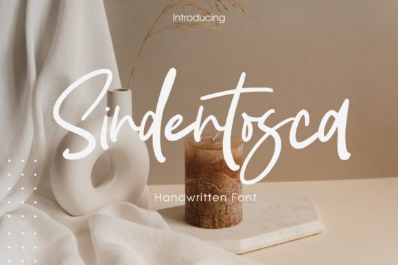 Sindentosca: A Handwritten Font for Craft Creators