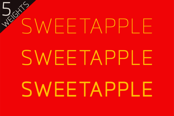 Sweetapple Font for Modern Web Design