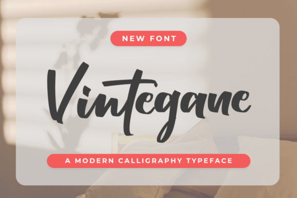Vintegane Bold Script for Editorial Design