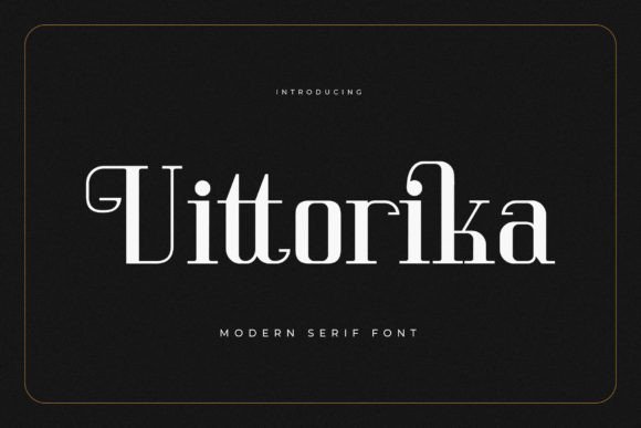 Vittorika Serif Font for Bold Branding